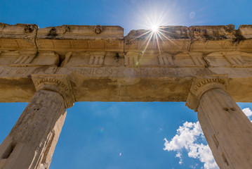 Arch at the Theater of the Aphrodisias ancient city, Aydin, Turkey