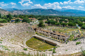 The Theater of the Aphrodisias ancient city, Aydin, Turkey