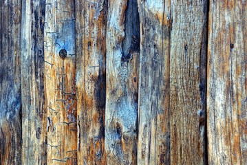 серая текстура из старых деревянных досок сельского забора