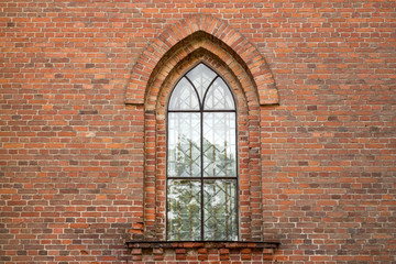 Fototapeta na wymiar Window of the old church