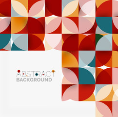 Obraz premium Modern geometrical abstract background circles