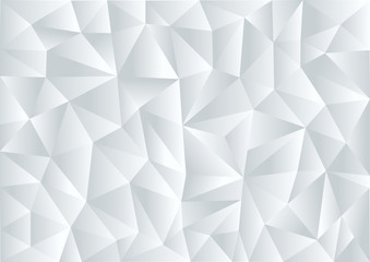 Fototapeta premium Gray background in style Low Poly, geometric background, vector illustration