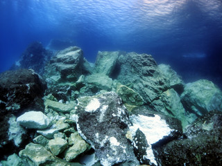 ex-Azure Window Boulder Reef, Dwejra, Gozo