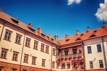 Belarus: Mir castle in the summer
