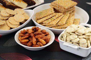 Honny Coated Almond with Sesame Seed Jaggery