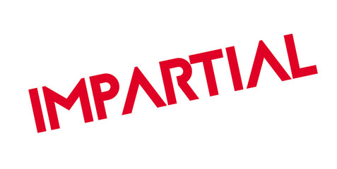 Impartial rubber stamp. Grunge design with dust scratches. Effects can be easily removed for a clean, crisp look. Color is easily changed.