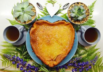 Homemade cheesecake.  Love dinner.