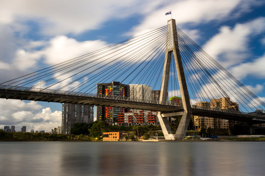 Anzac bridge in Sydney