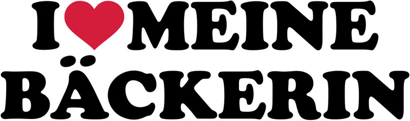 I love my female baker german