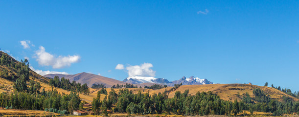mountainpanorama near huaraz peru