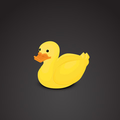 Duck vector icon.
