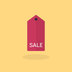 sale flat icon illustration