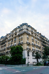 Fototapeta na wymiar antique city building in paris, france Europe