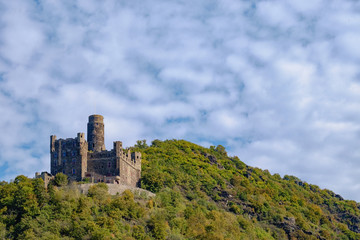 Fototapeta na wymiar Burg Maus bei St. Goarshausen