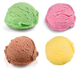 Color ice cream.
