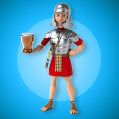 Naklejka premium Roman soldier