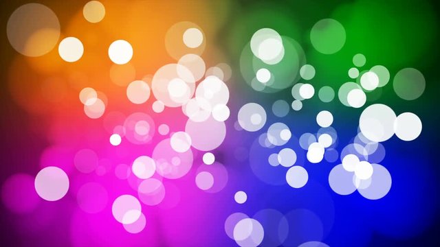 Broadcast Light Bokeh, Multi Color, Events, Loopable, 4K