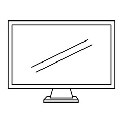 monitor computer isolated icon vector illustration design