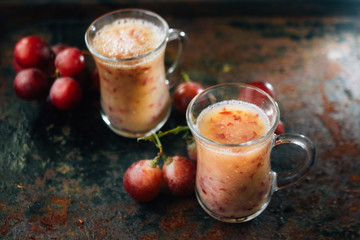 Grape cocktail, fresh and delicious.