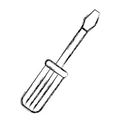 screwdriver tool isolated icon vector illustration design
