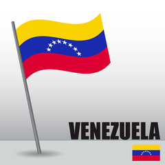 Flag of the Venezuela country