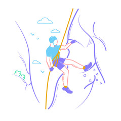 Icon of a  climber