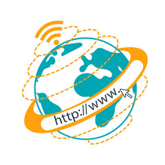 Internet concept website