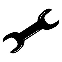 wrench key isolated icon vector illustration design