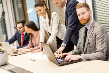 Young teamwork in the office
