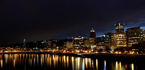 Portland at Night