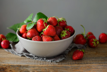 Strawberries in a bowl