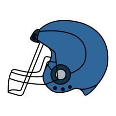 american football helmet icon vector illustration design