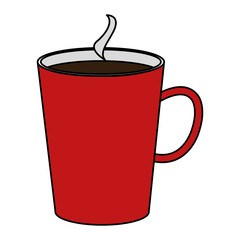 coffee mug isolated icon vector illustration design