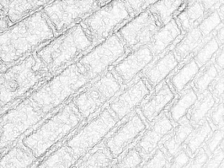 Diagonal pencil maze illustration background