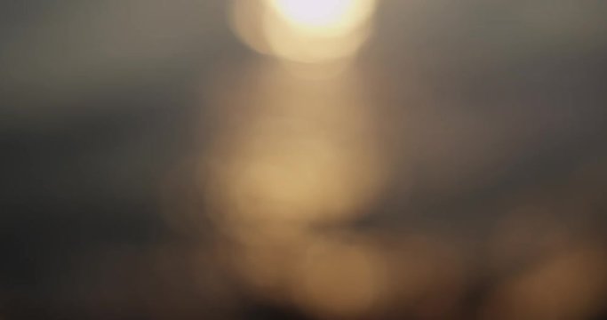 Yi Sun-Sin bridge at sunset, rack focus