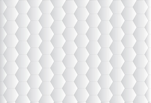 Vector Of Gray Hexagon Geometric Background