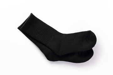 pair of socks isolated white background