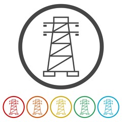 Power Line Icons set