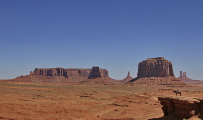 cowboy country in Monument Valley