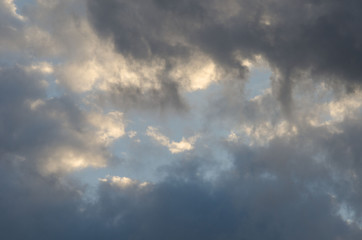 sky with clouds