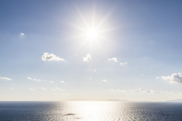 Sunshine over Santorini, Greece