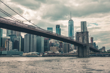 Fototapeta na wymiar Brooklyn Bridge Manhattan