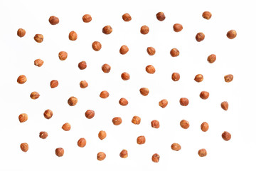 Composition of nuts pattern - hazelnut - 164868529