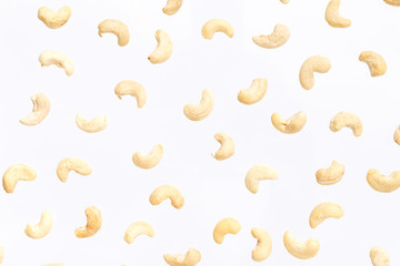 Composition of nuts pattern - cashews - 164869316