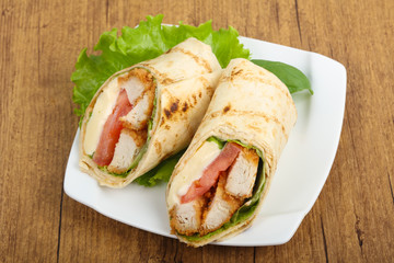 Chicken bread roll