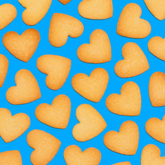 Cookies background. Minimal art design