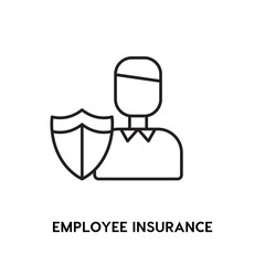 Employee Insurance Vector Icon