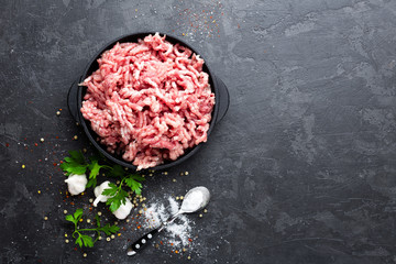 Mincemeat, minced or ground meat