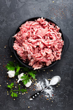 Mincemeat, minced or ground meat