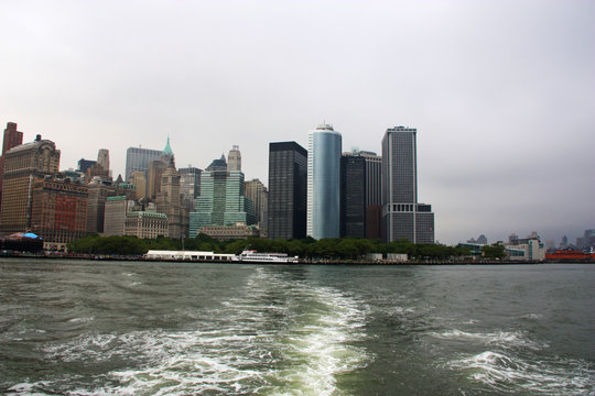 Manhattan skyline in New York City